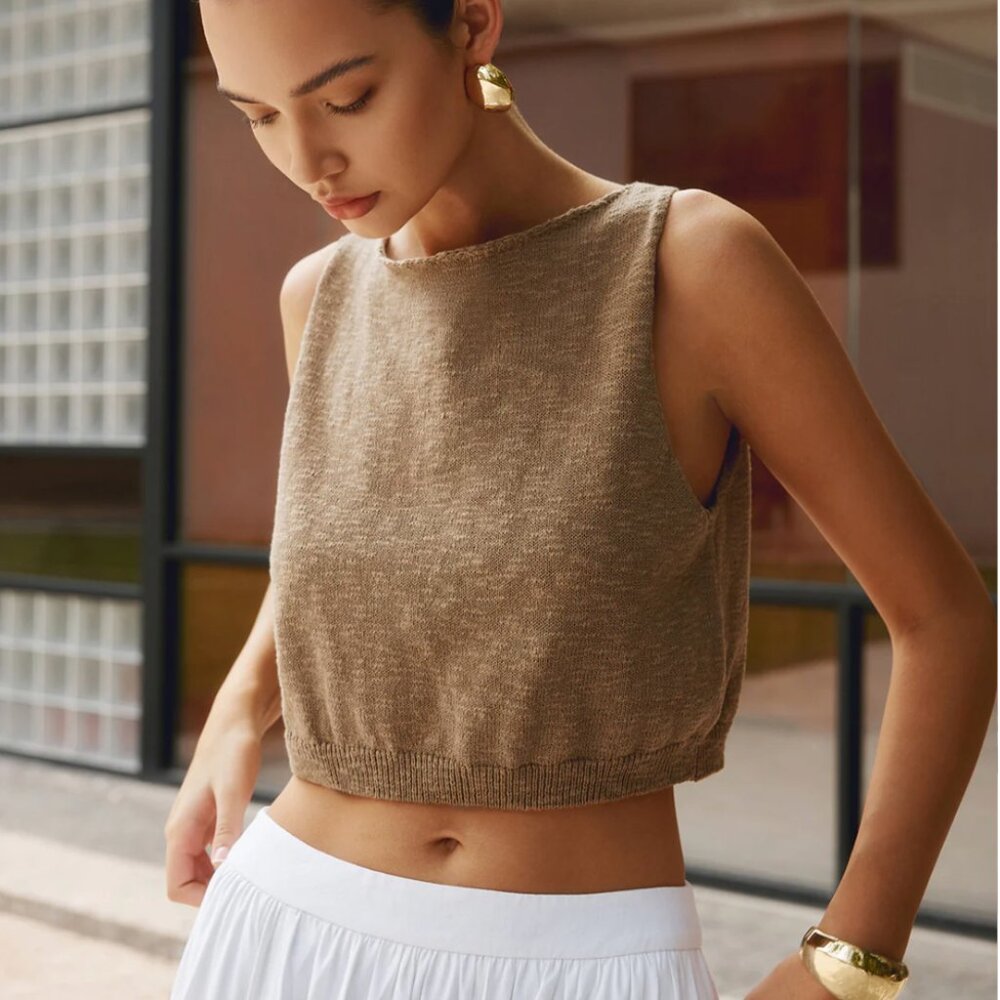 Commense Cotton Blends Crop Top